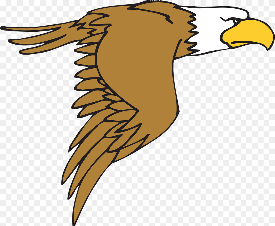 Flying Cartoon Eagle Clipart, Animal, Beak, Bird, Fish Png