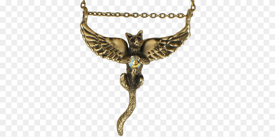 Flying Cat Pendant Pendant, Accessories, Jewelry, Necklace, Person Free Png