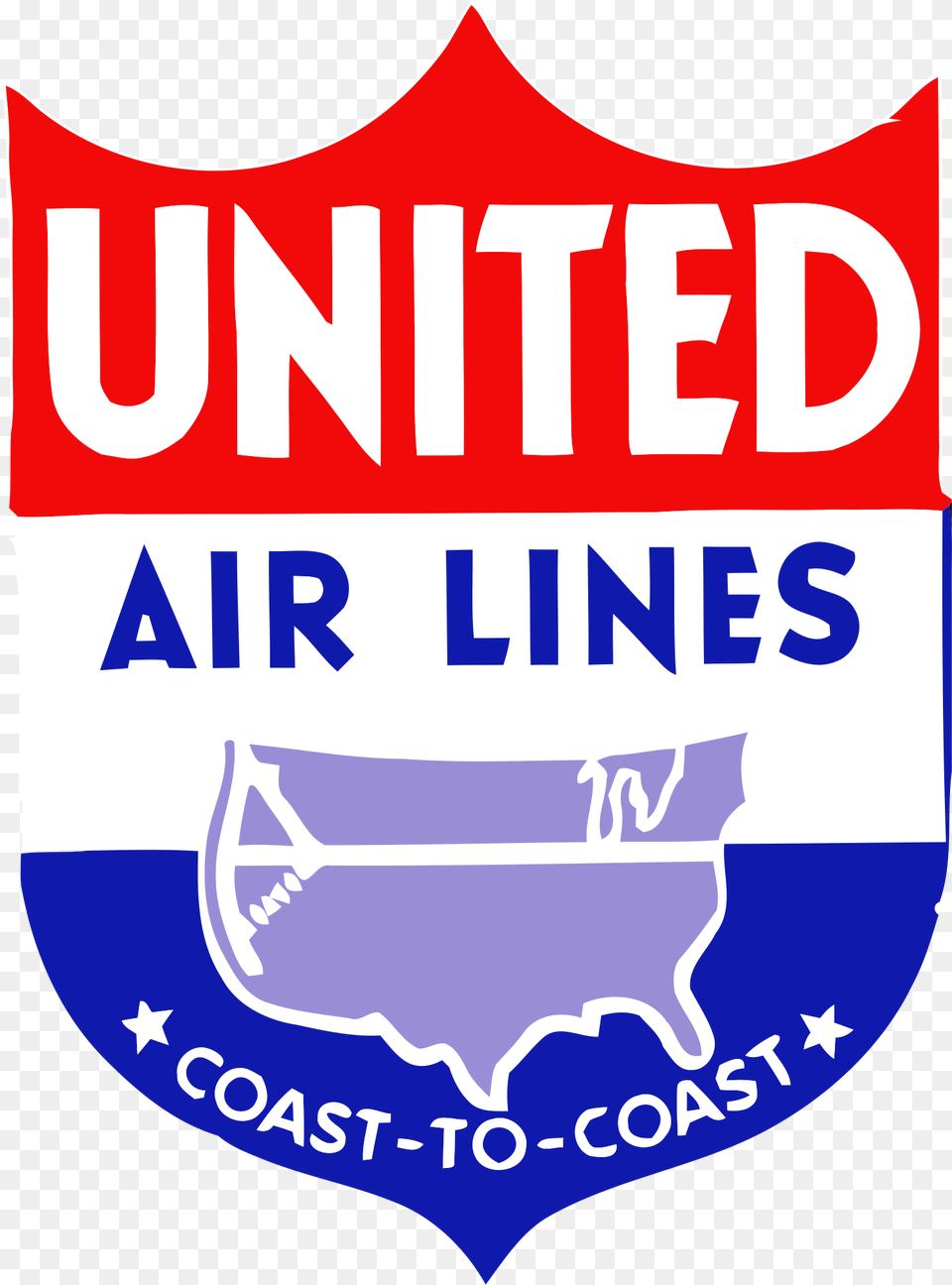 Flying Clipart United Airlines, Logo, Badge, Symbol Free Transparent Png