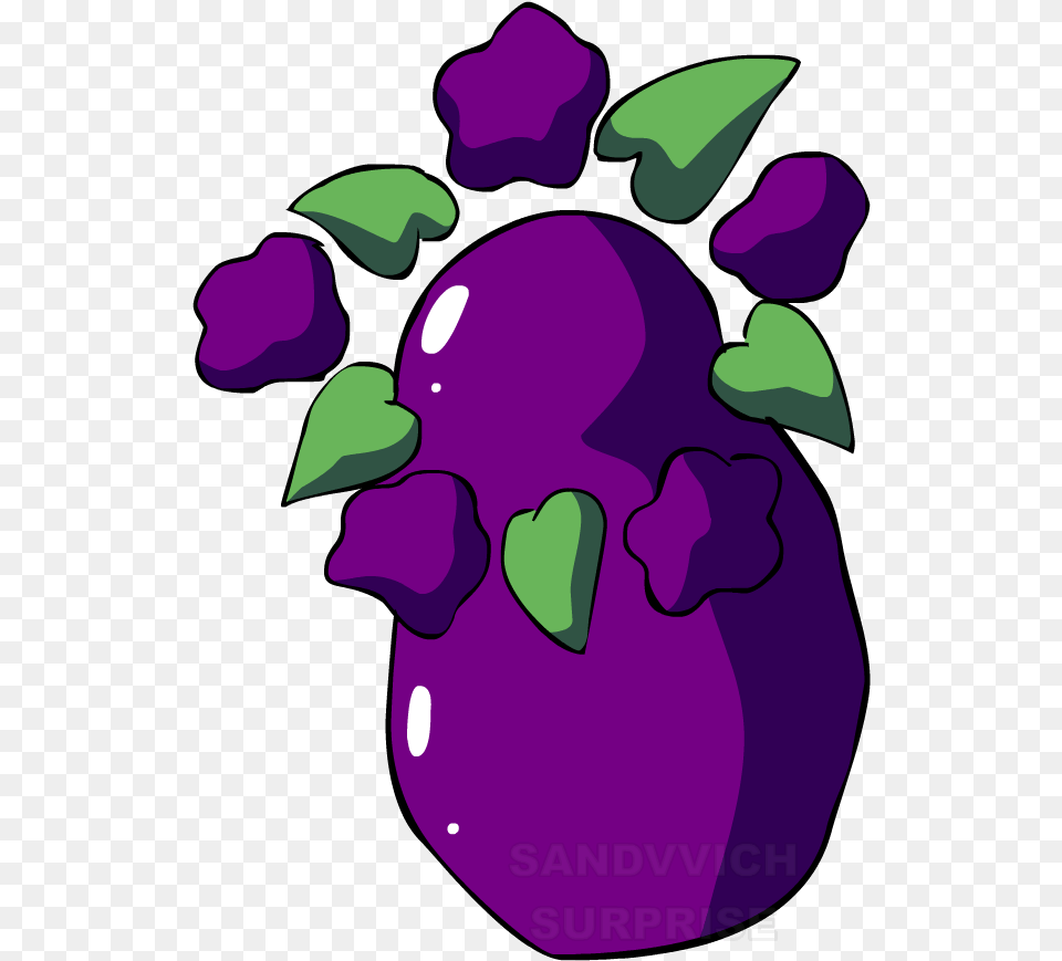 Flying Eggplant By Sandvvich On Clipart Library, Purple, Food, Produce, Baby Png