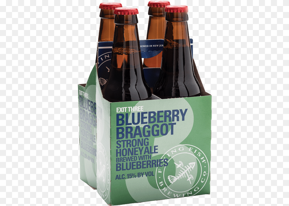 Flying Fish Blueberry Braggot Blueberry Braggot Beer, Alcohol, Beer Bottle, Beverage, Bottle Free Transparent Png