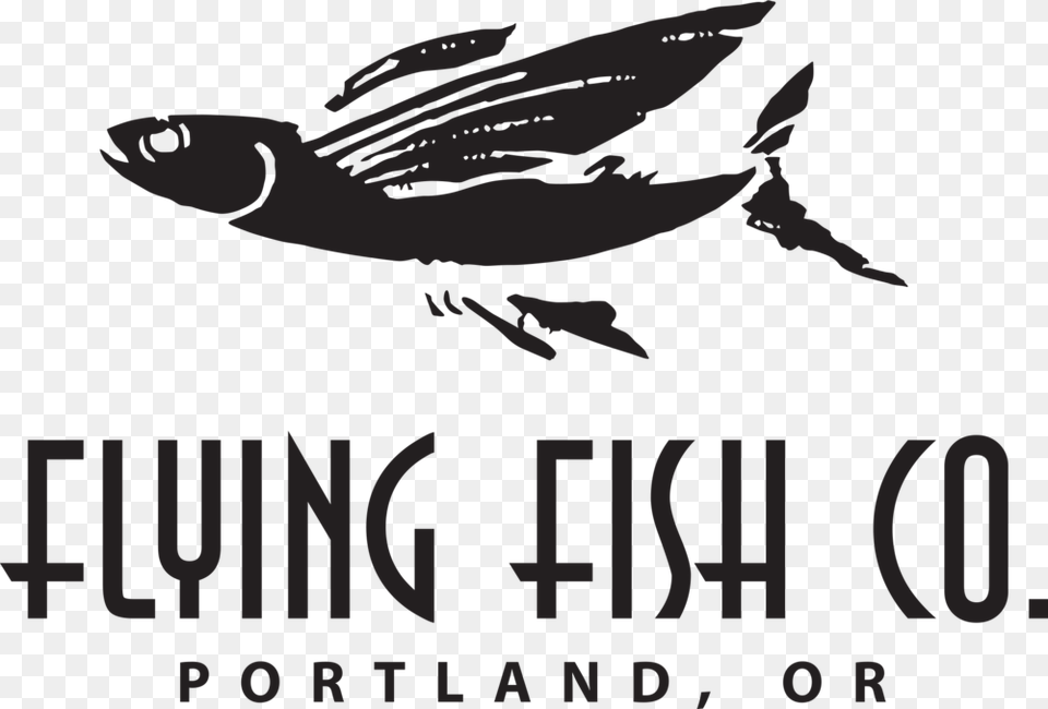 Flying Fish Portland Logo This One Wells Beach, Person, Animal Png Image