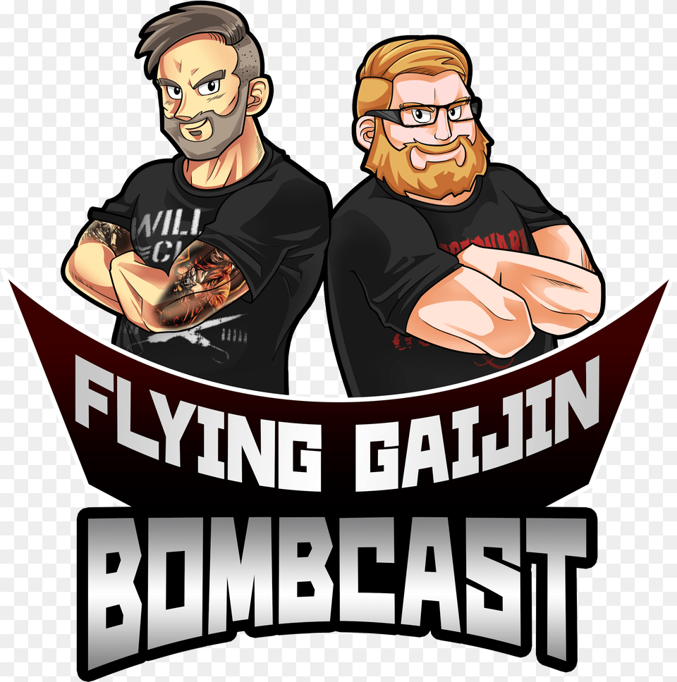 Flying Gaijin Bombcast By Matt Thompson Amp Zachary Randall Illustration, T-shirt, Advertisement, Poster, Clothing Png Image
