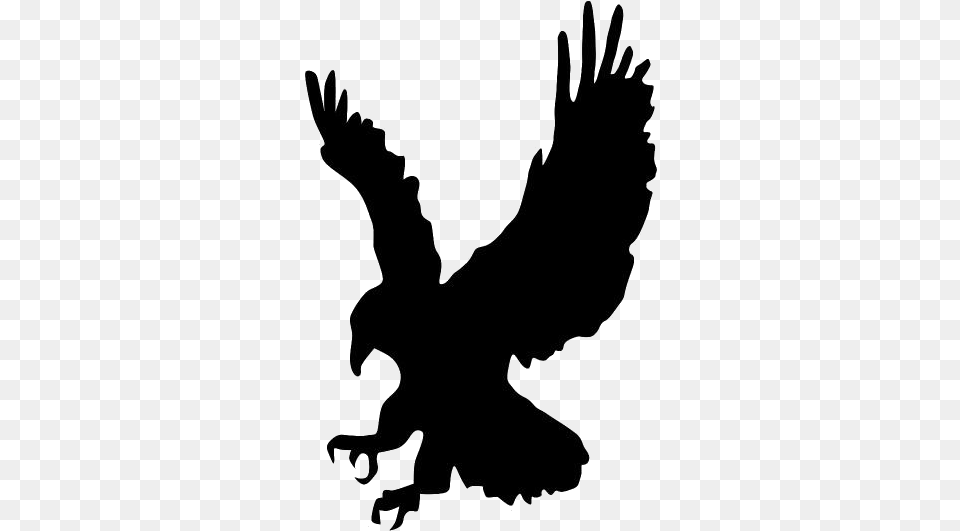 Flying Harpy Eagle Image Silhouette Eagle Clipart, Animal, Bird, Vulture Png