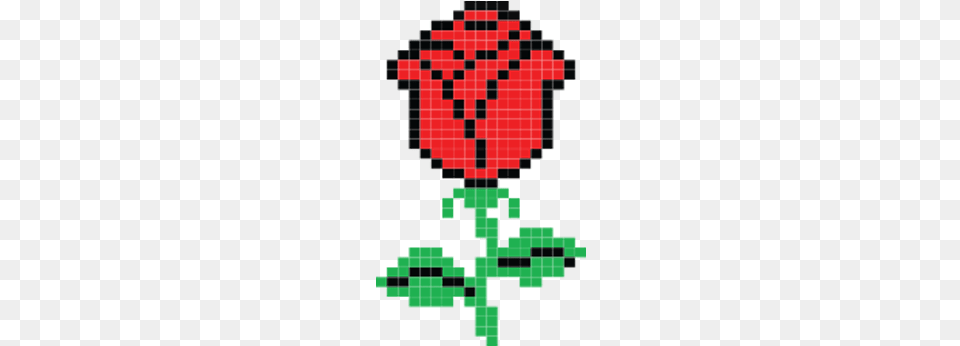 Flying Heart 8 Bit Rose, Flower, Plant, Pattern, First Aid Free Png Download