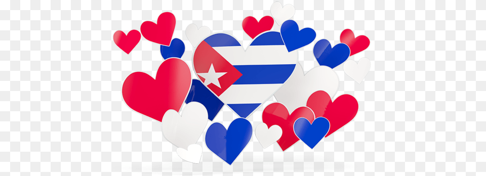 Flying Heart Stickers Cuban Flag Hart, Dynamite, Weapon, Logo Free Transparent Png