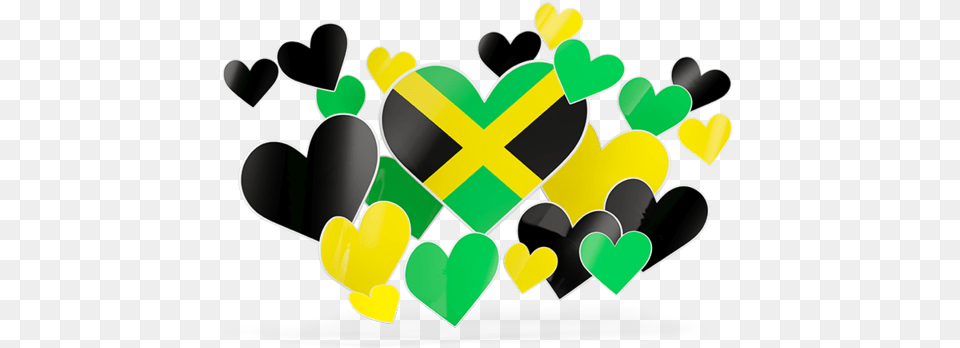 Flying Heart Stickers Illustration Of Flag Jamaica Small Jamaica Flag, Logo, Dynamite, Weapon Png