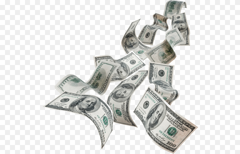 Flying Money Flying Money Transparent Background, Dollar, Adult, Person, Man Free Png Download
