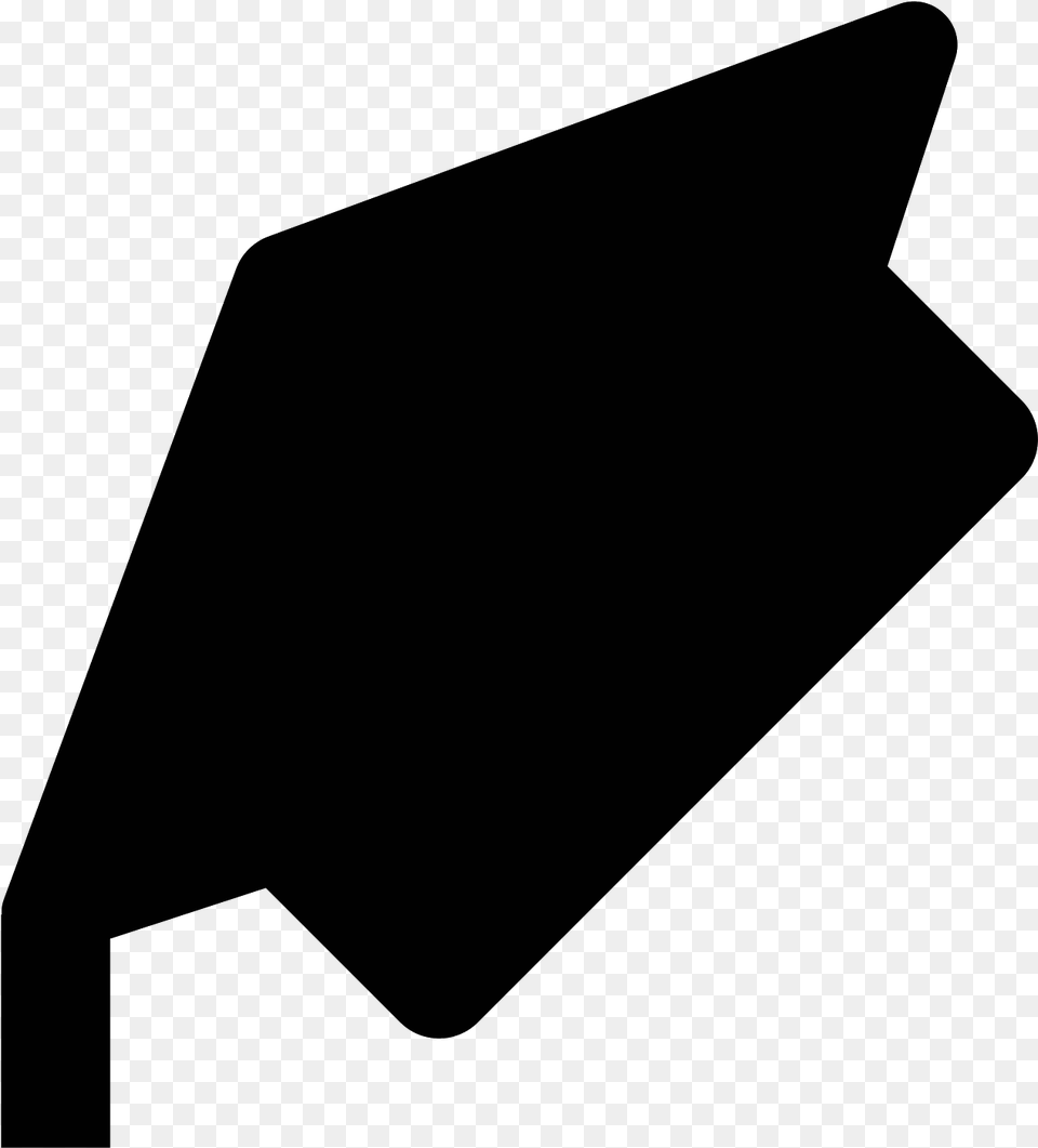 Flying Mortarboard Icon, Gray Free Png