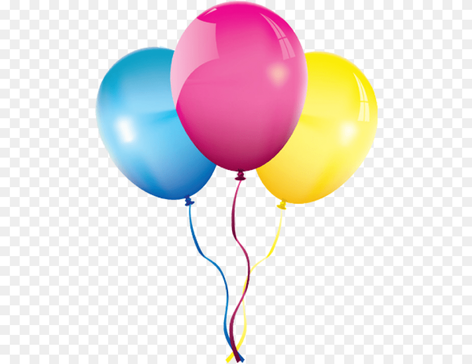 Flying Multicolored Balloons Birthday Balloons File, Balloon Png Image