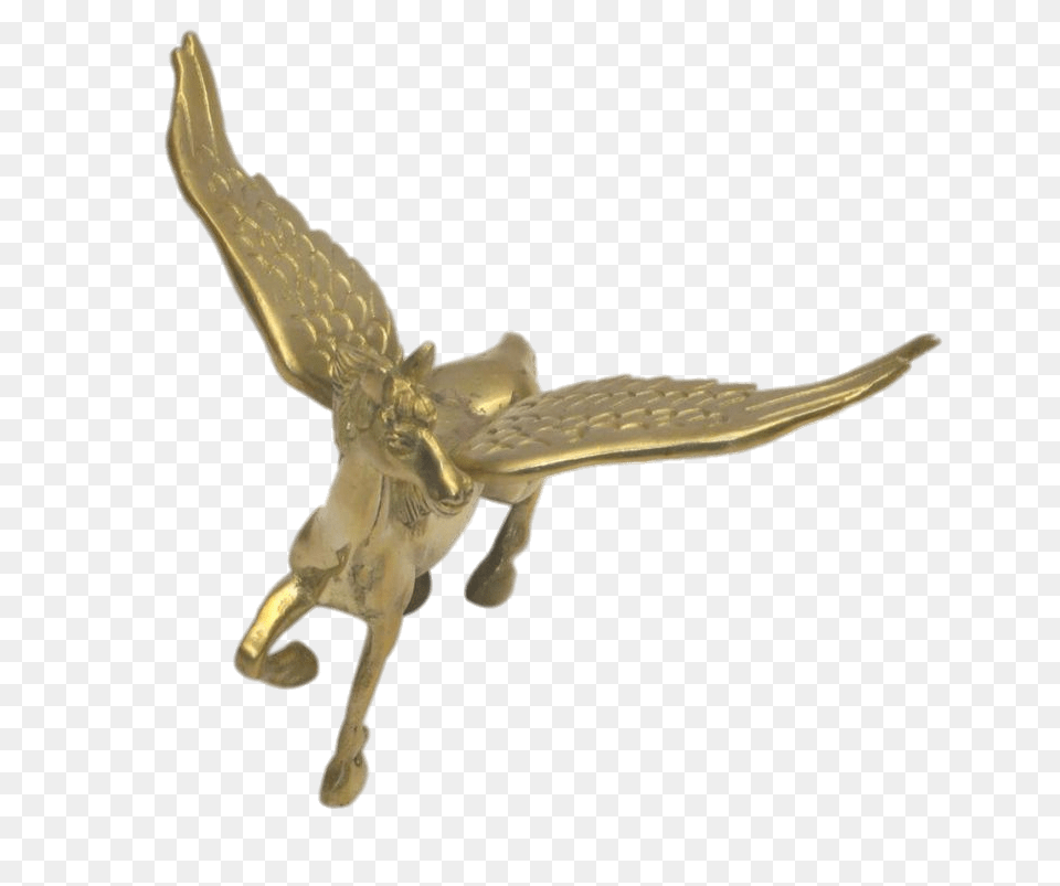 Flying Pegasus Statuette, Bronze, Accessories, Animal, Kangaroo Free Png