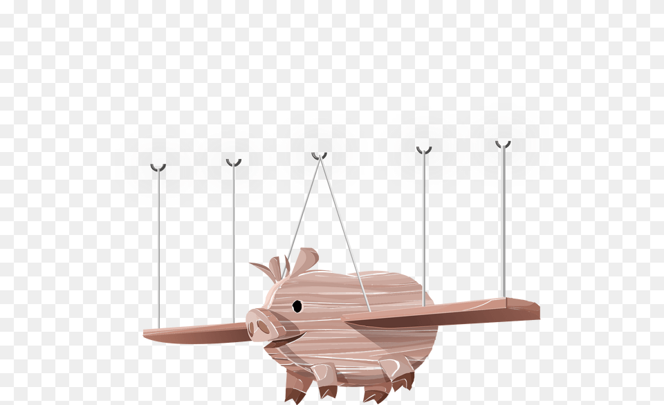 Flying Pig Ceiling Decor Clipart, Animal, Machine, Wheel Free Transparent Png