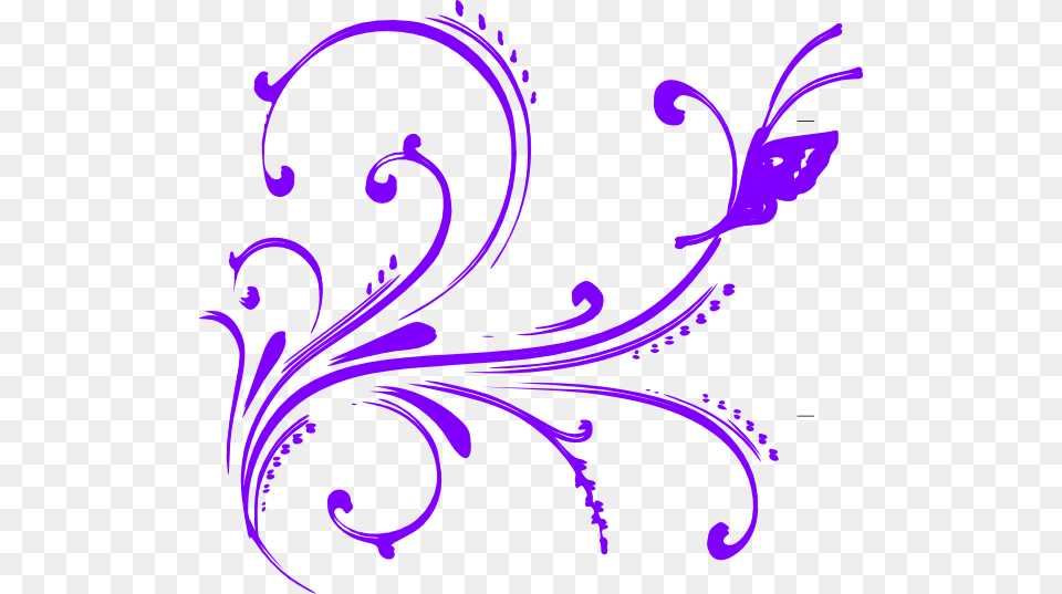 Flying Purple Butterfly Clipart, Art, Floral Design, Graphics, Pattern Png Image