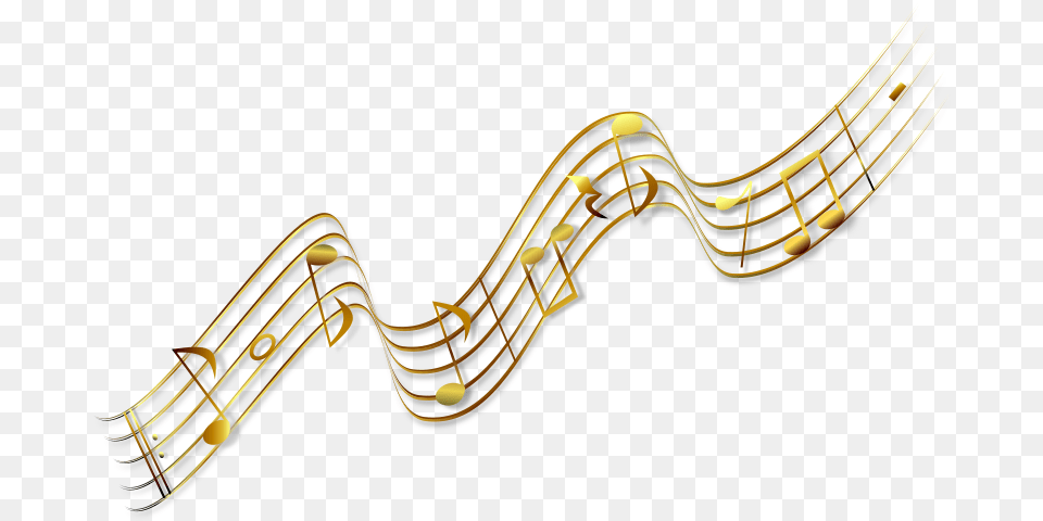 Flying Score Remix Gold Music Notes Clipart, Amusement Park, Fun, Roller Coaster, Cad Diagram Free Transparent Png