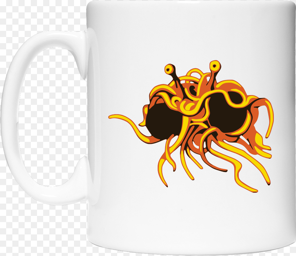 Flying Spaghetti Monster Sonstiges Coffee Mug Flying Spaghetti Monster Meme, Cup, Beverage, Coffee Cup, Animal Free Png
