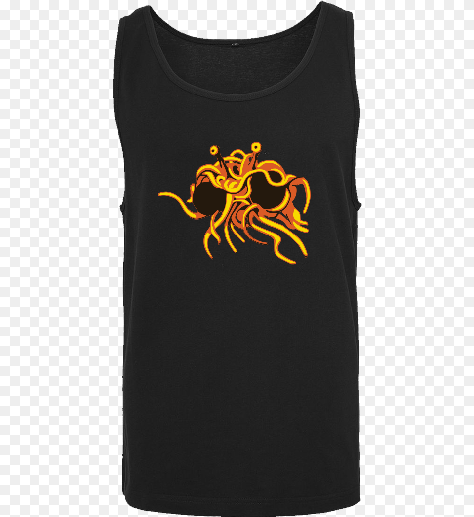 Flying Spaghetti Monster T Shirt Tanktop Men Black, Clothing, T-shirt, Tank Top Free Png Download