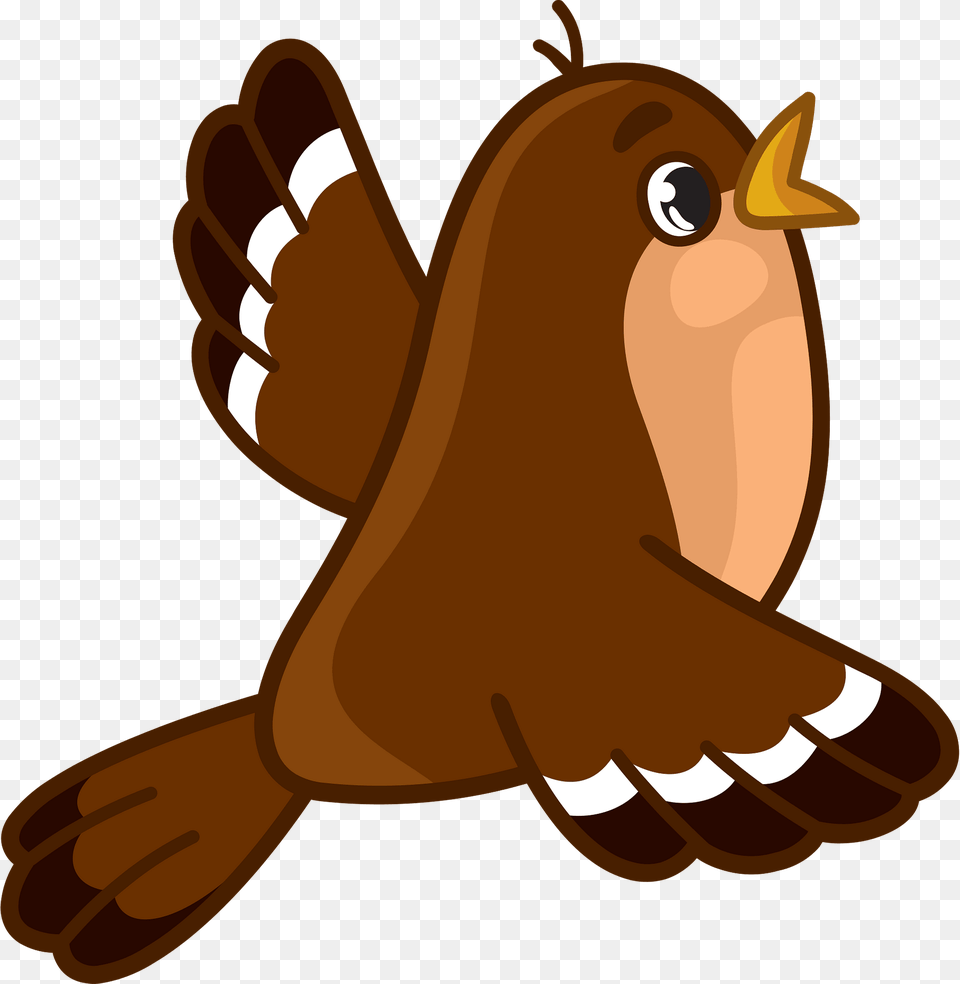 Flying Sparrow Clipart, Animal, Bird, Jay, Blackbird Png Image