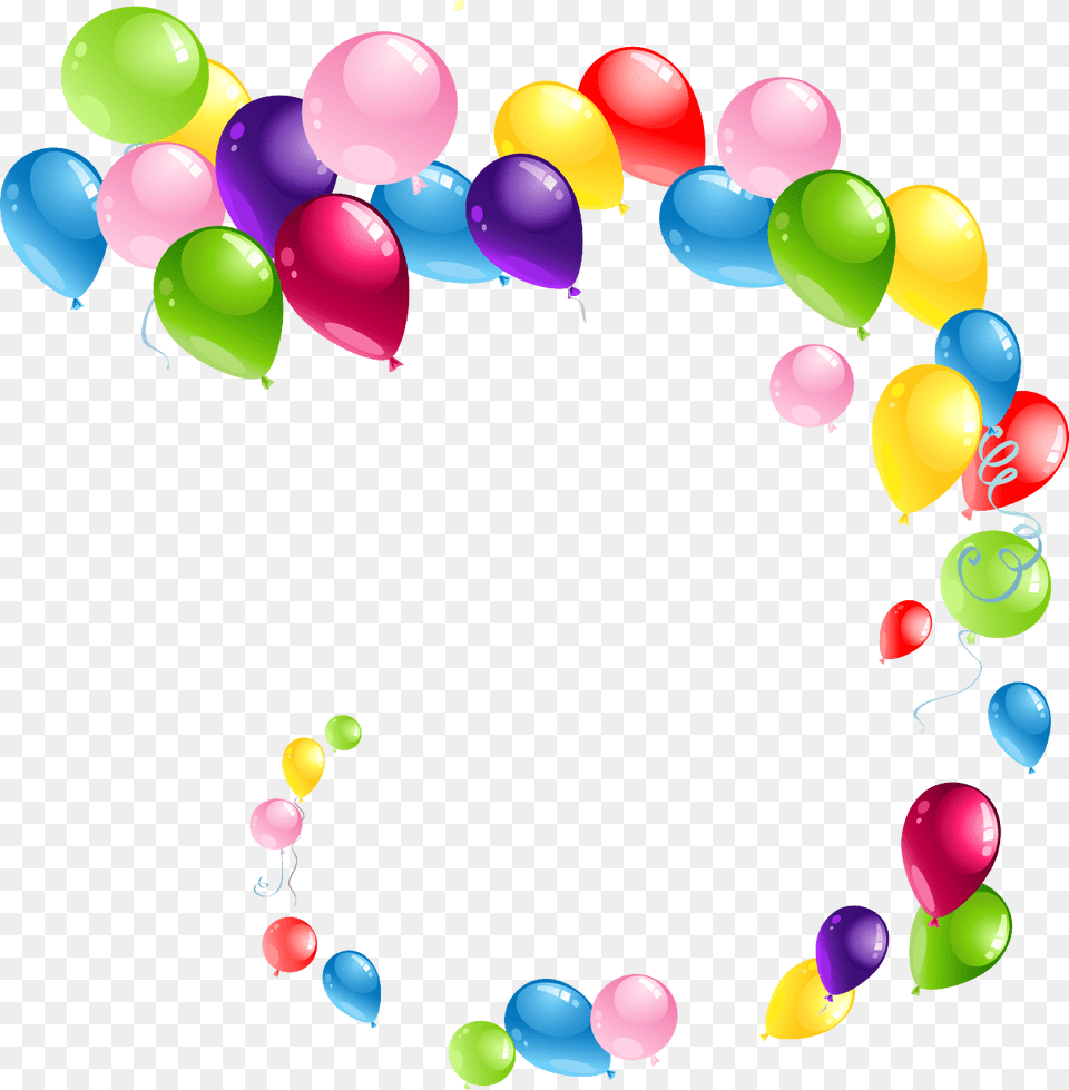 Flying Spiral Balloons, Balloon Free Png Download