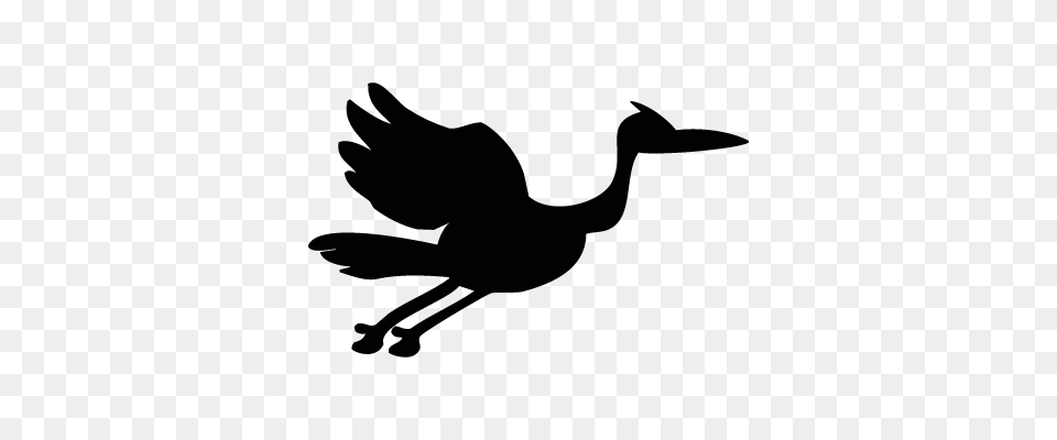 Flying Stork Vectors Logos Icons And Photos Downloads, Animal, Bird, Crane Bird, Waterfowl Free Transparent Png