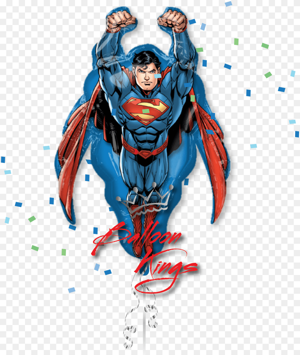 Flying Superman Superman Ballon, Adult, Female, Person, Woman Free Png