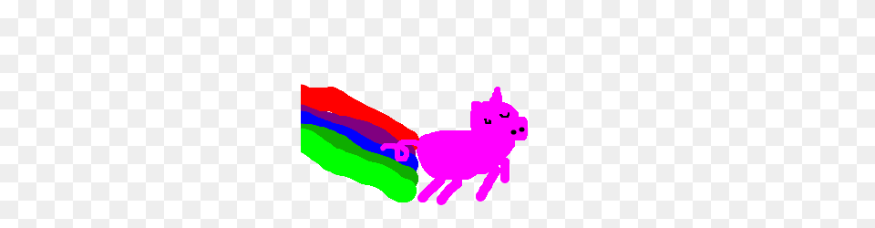 Flying Unicorn Rainbow Pig, Dynamite, Weapon Free Png