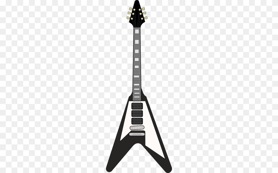 Flying V Guitar Clip Art For Web, Electric Guitar, Musical Instrument, Blade, Dagger Free Transparent Png