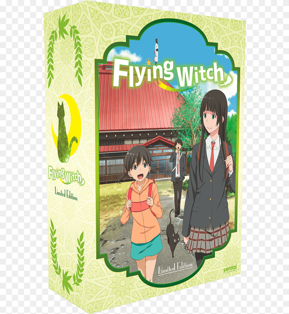 Flying Witch Blu Ray, Book, Comics, Publication, Adult Free Png