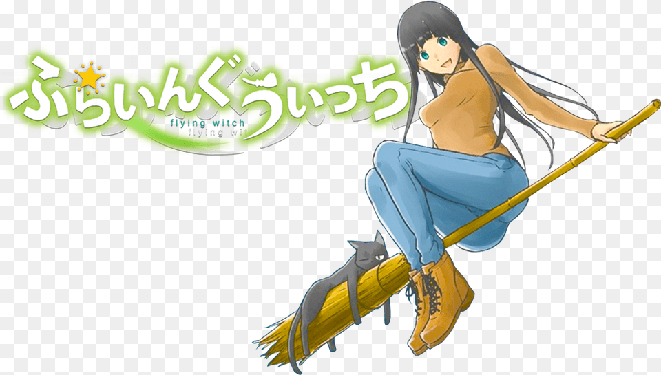 Flying Witch Image Flying Witch, Cleaning, Person, Adult, Female Png