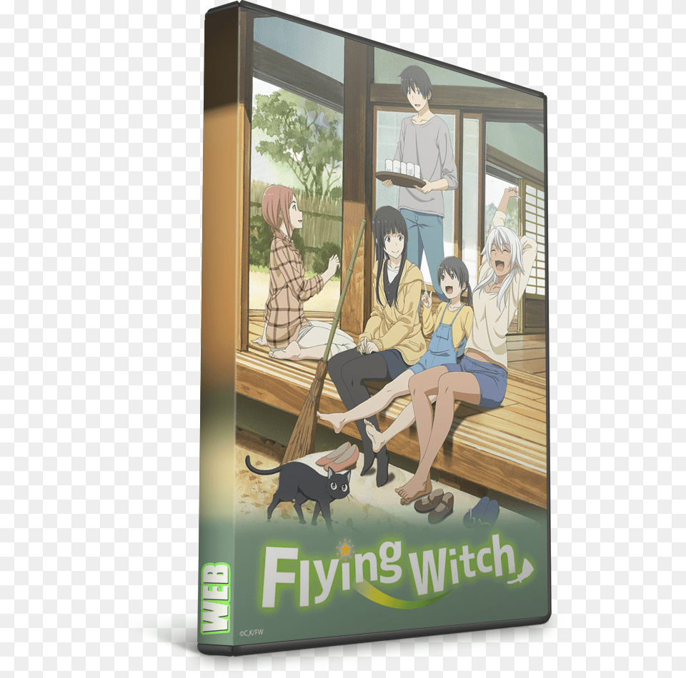 Flying Witch Subs Flying Witch 1 Book, Publication, Comics, Adult, Person Free Transparent Png