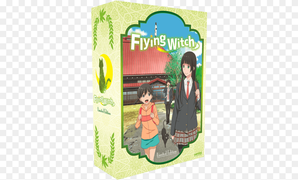 Flying Witch Vol1 Blu Raycd, Book, Publication, Comics, Boy Free Transparent Png