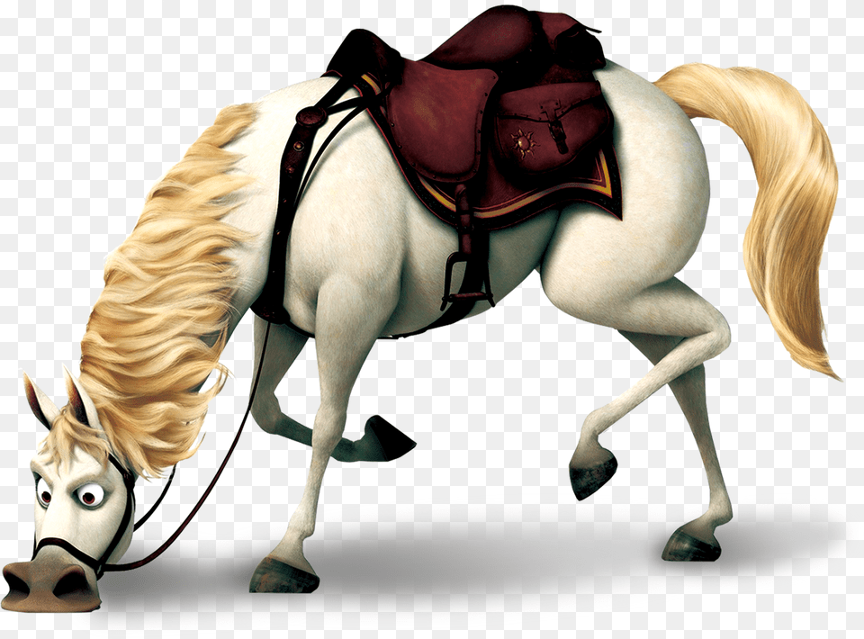 Flynn Rider Gothel Tangled And Maximus Horse Tangled 2010, Animal, Mammal, Saddle Png Image