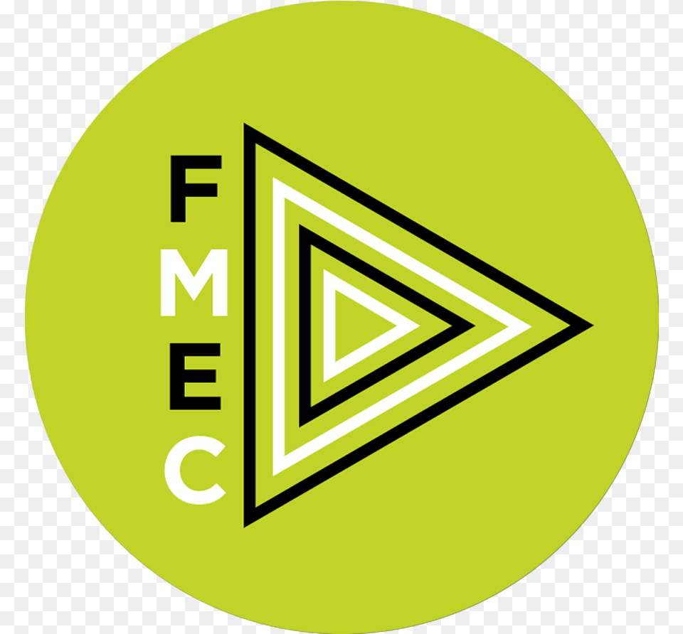 Fmec Button, Triangle, Logo, Disk Free Png Download