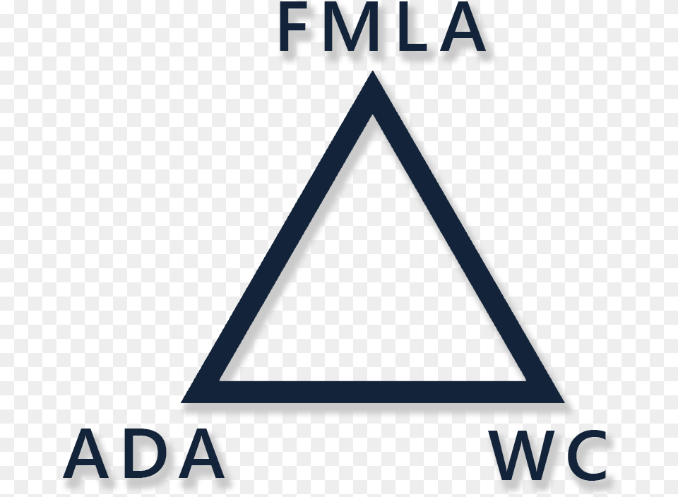 Fmla Ada Wc Fmla And Workers Comp, Triangle, Blackboard Free Png Download