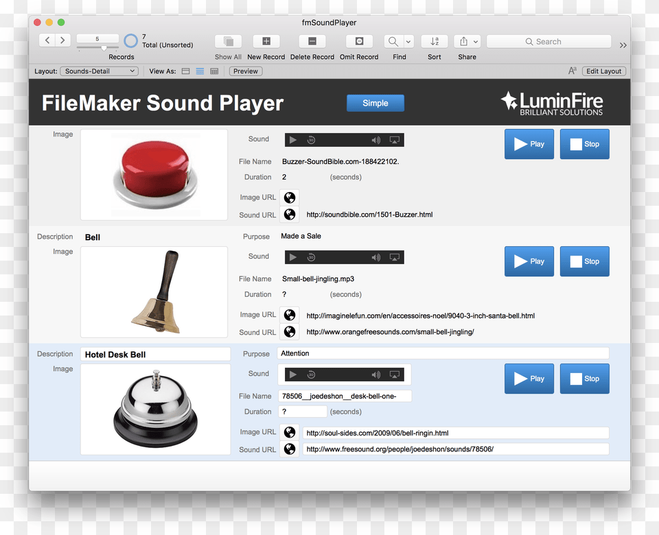 Fmsoundplayer Sound Effects On The Fly With Filemaker Bell, File, Webpage, Text Free Png Download
