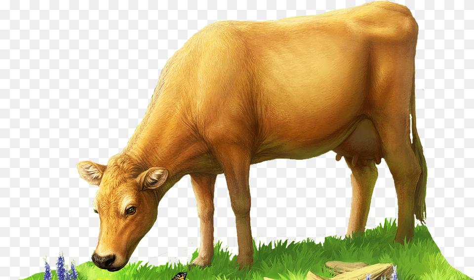 Fn Cow, Animal, Cattle, Livestock, Mammal Png Image
