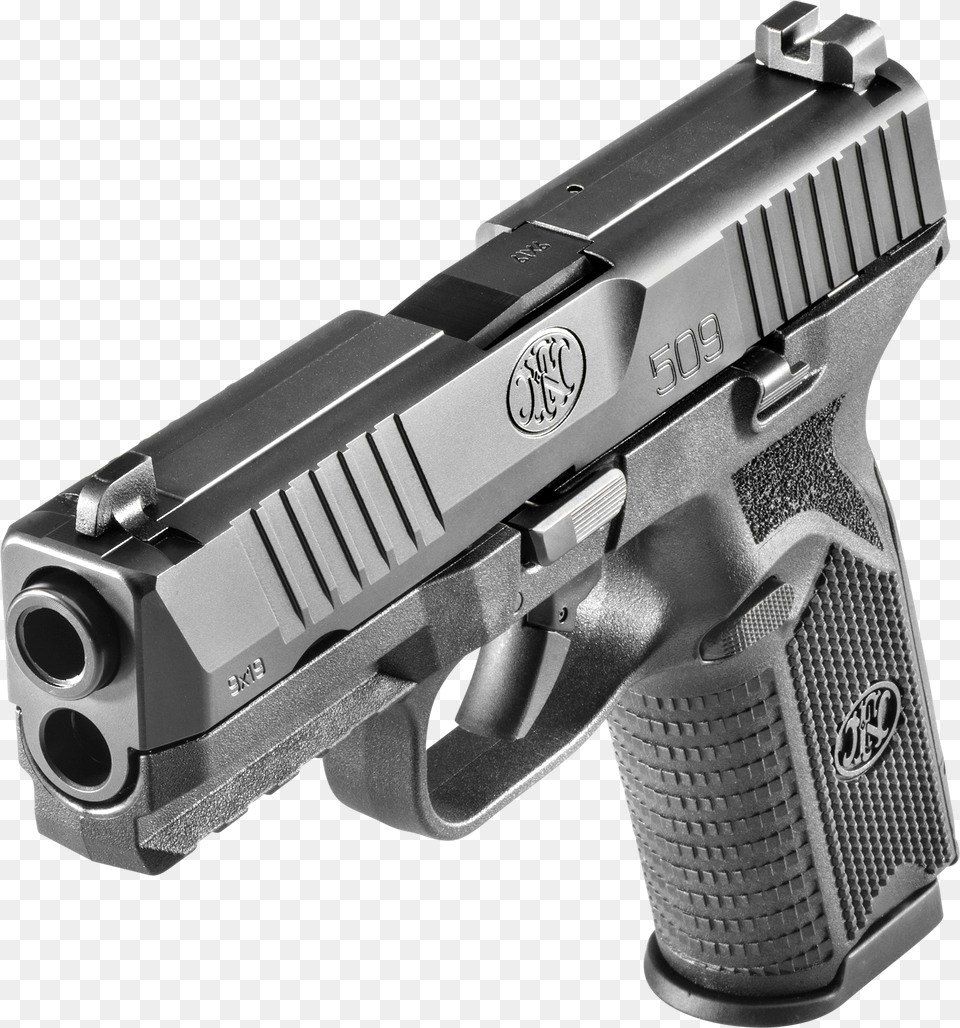 Fn S New 509 9mm Striker Fired Pistol Fn Pistol, Firearm, Gun, Handgun, Weapon Free Transparent Png