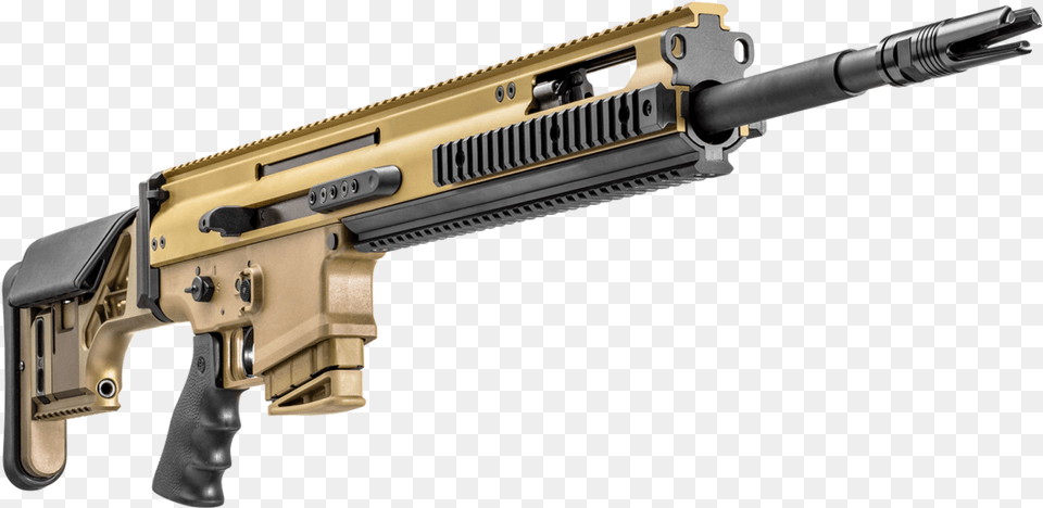 Fn Scar 20s Fde 308 Win Scar 20 S Rifle, Firearm, Gun, Weapon, Shotgun Free Transparent Png