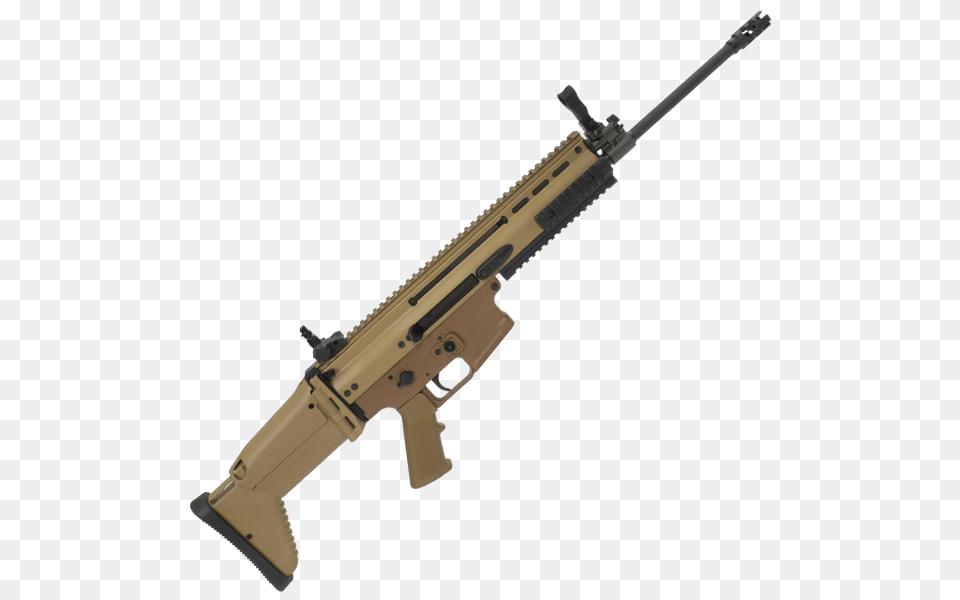 Fn Scar Rifle W Barrel, Firearm, Gun, Weapon Free Transparent Png