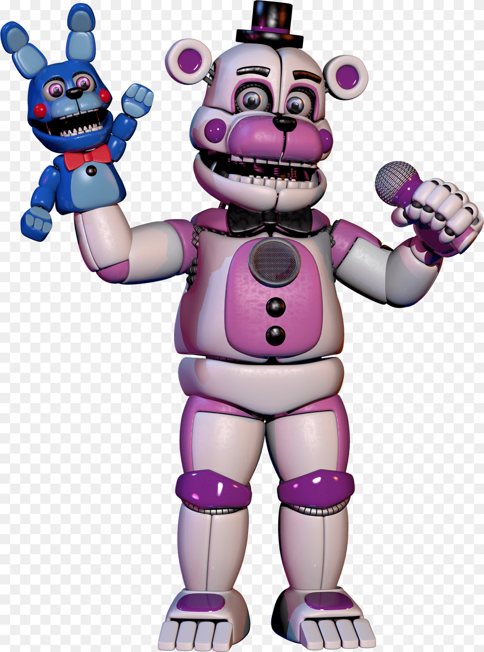 Fnaf 1 Funtime Freddy, Robot, Toy Free Png