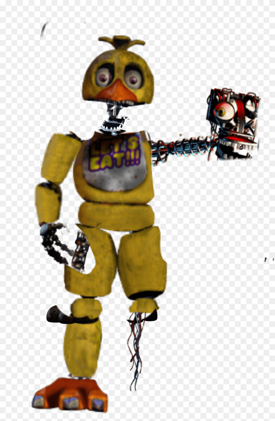 Fnaf 2 Old Chica Full Body, Person, Robot Free Png Download