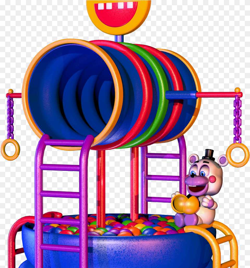 Fnaf 6 Music Man Cartoons Fnaf 6 Ball Pit Tower, Play Area, Indoors, Outdoors Free Transparent Png
