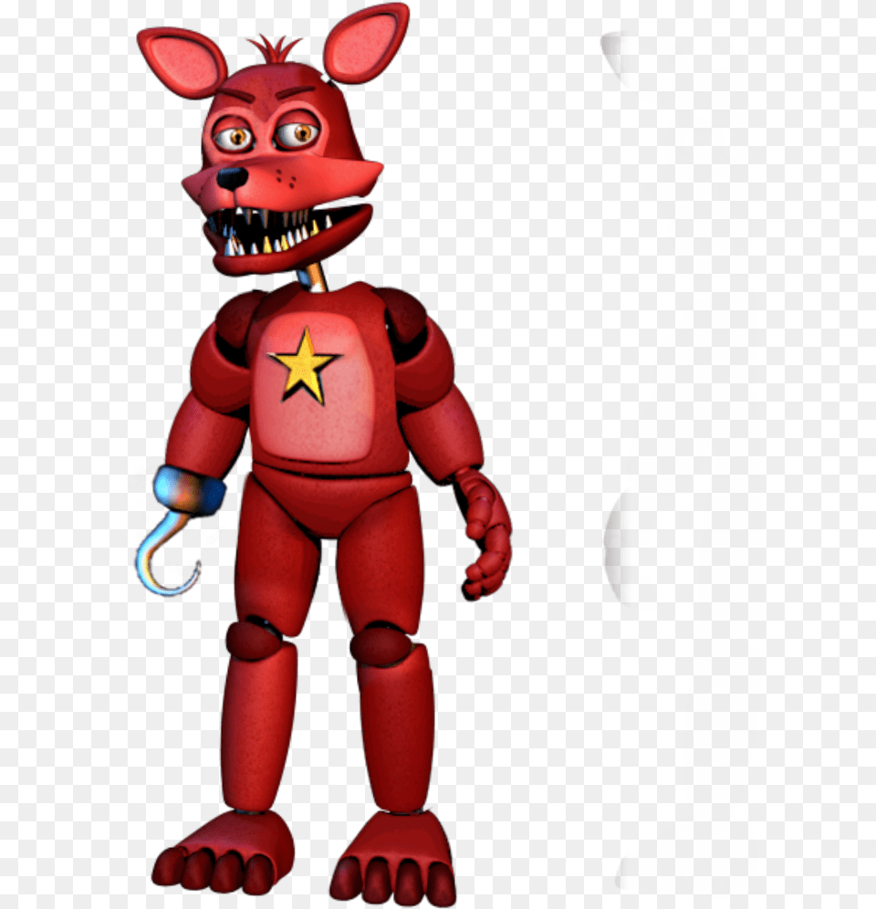 Fnaf 6 Rockstar Foxy, Toy, Adult, Male, Man Free Transparent Png