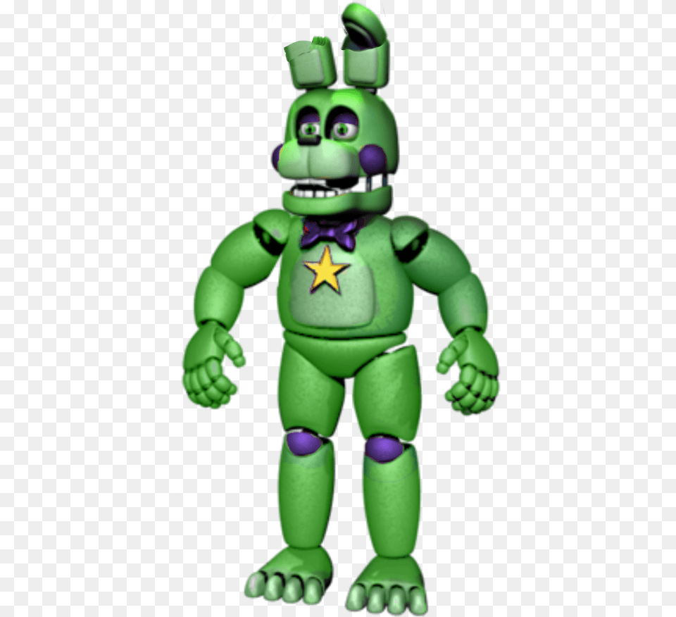 Fnaf 6 Rockstar Golden Freddy Clipart, Toy, Green, Robot Png