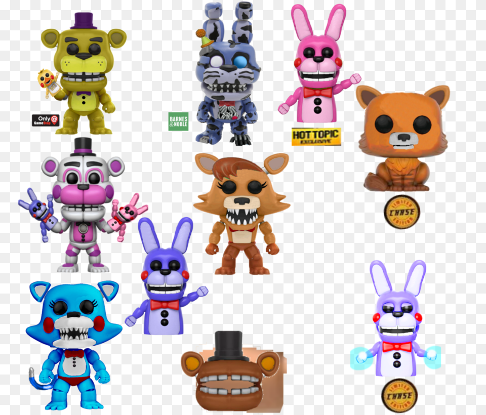 Fnaf Amino Funko Pops Wave 1 By Mouse900 Funko Fnaf Plushies Wave, Toy, Plush, Animal, Bear Free Transparent Png