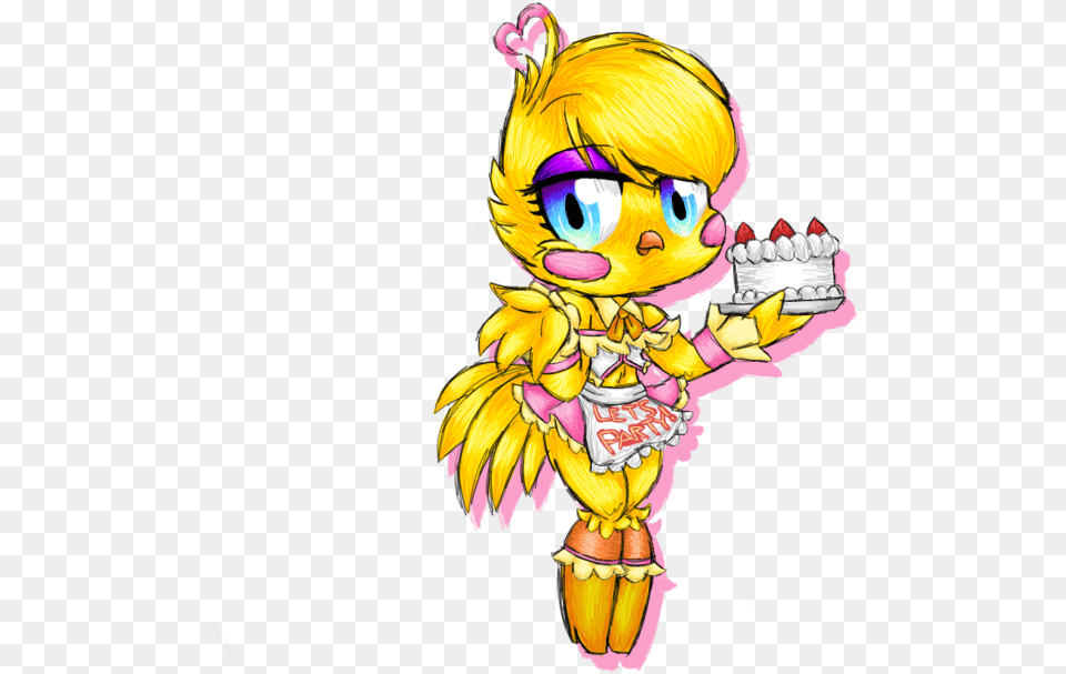 Fnaf Chibi Toy Chica Design By, Publication, Book, Comics, Person Free Png