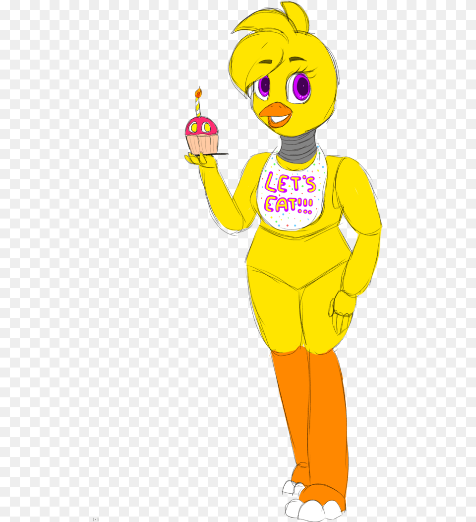Fnaf Female Chica Oc, Baby, Person, Cartoon, Face Png Image