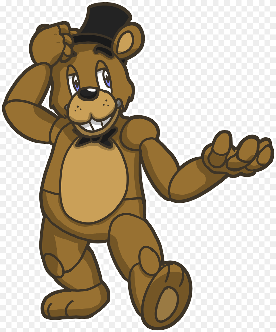 Fnaf Freddy Clip Art Freddy Fazbear Art Fnaf, Cartoon, Animal, Kangaroo, Mammal Free Png