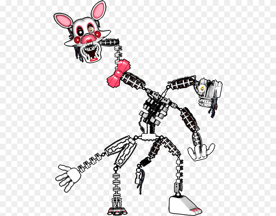 Fnaf Full Body Broken Mangle, Robot, Person Png