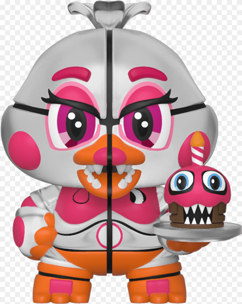 Fnaf Funtime Chica Toy, Plush, Food, Sweets Free Transparent Png