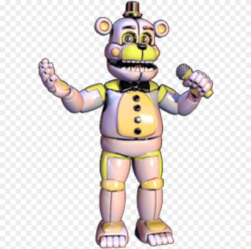 Fnaf Funtime Fredbear Clipart Download Fnaf Sl Funtime Fredbear, Robot, Baby, Person Free Png